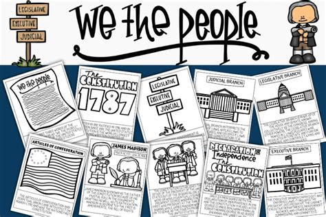 10 Free Constitution Coloring Pages Homeschool Of 1
