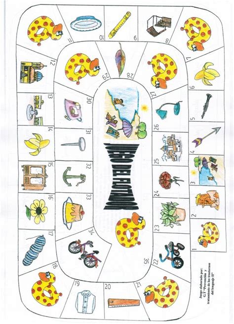 El juego de la oca para educación infantil es un material que para repasar las vocales. Tableros de la Oca para trabajar los fonemas en 2020 | Fonemas, Juegos de palabras para niños ...