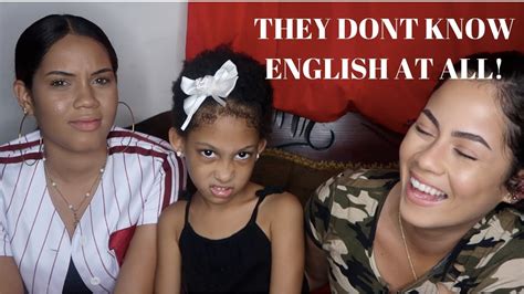 Latin Sisters Try To Speak English For The First Time Hilarious Must Watch Youtube