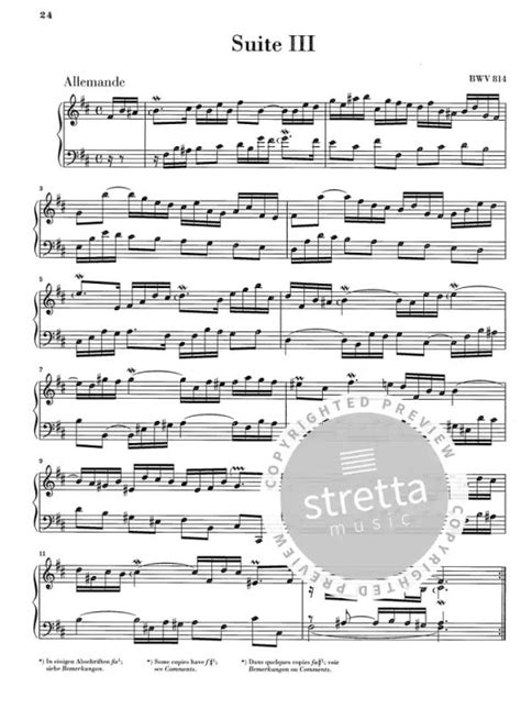 Französische Suiten BWV 812817 von Johann Sebastian Bach im Stretta Noten Shop kaufen