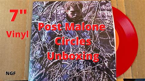 Post Malone Circles 7 Vinyl Unboxing Youtube