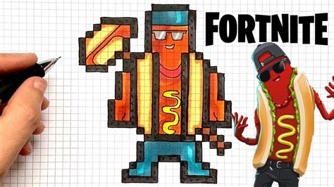 Fortnite Pixel Art Grid