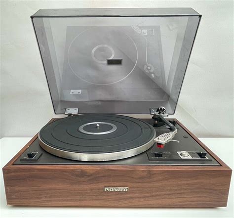 Vintage Pioneer Pl 15r Turntable Record Player Fully Working Made
