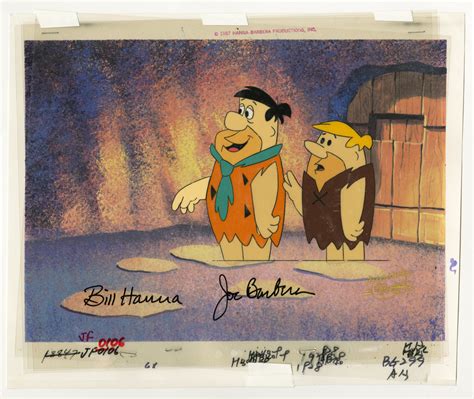 Hanna Barbera Animated Cel Flintstones Barney Rubble Dino Production The Best Porn Website