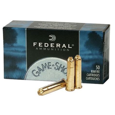 Federal Game Shok Ammunition 22 Lr 162g 25gr Shotshell