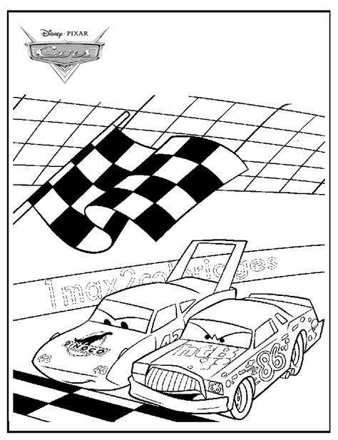 Chick Hicks Et Le King Race Car Coloring Pages Tractor Coloring Pages