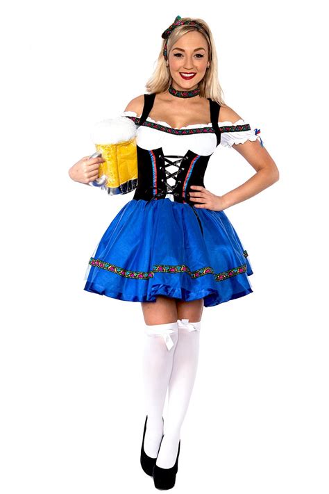 Ladies Oktoberfest Beer Maid Wench German Bavarian Fancy Dress