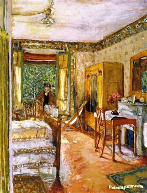 Sunlit Interior Madame Vuillards Room At La Closerie Des Genêts By