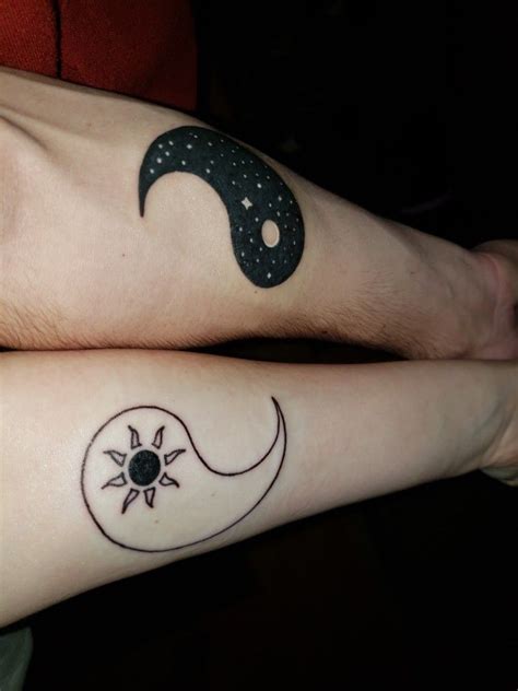 Yin Yang Couple Tattoos Tattoos With Meaning Matching Tattoos