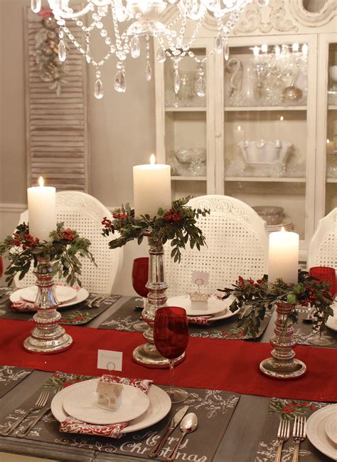 Seven Gorgeous Christmas Tablescape Ideas Red Christmas Decor