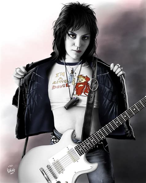 Joan Jett Caricature Paul King Artwerks