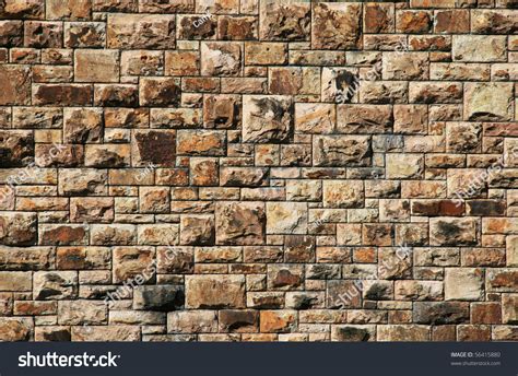 Large Brick Wall Background From A Distance Stock Photo 56415880
