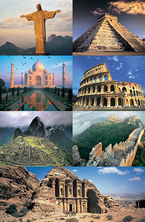 The 7 New Wonders Of The World 1500pc Jigsaw Puzzle By