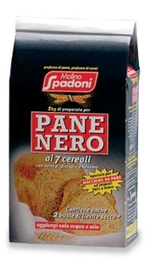 Faina De Grau Italiana Pentru Paine Neagra Cu Cereale Molino Spadoni