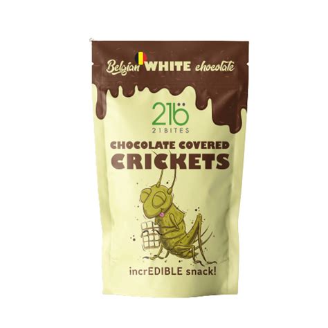 21bites White Chocolate Covered Crickets