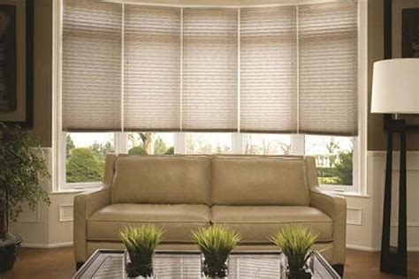 Window Treatments For Bow Windows Wooden Cabinets Vintage