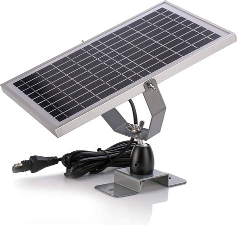 Suner Power 12v Waterproof Solar Battery Trickle Charger And Maintainer 10 Watts Solar Panel