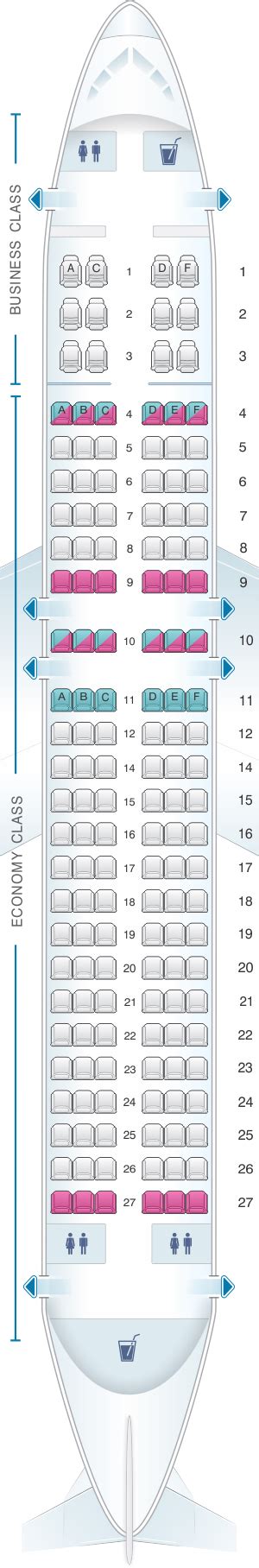 Etihad Airbus A320 Seating Chart