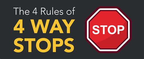 The 4 Rules Of 4 Way Stops Top Driver Blog