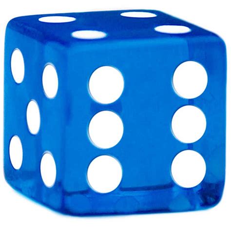 Rounded Corner 16mm Blue Dice