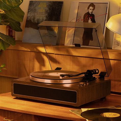 Retrolife Vinyl Turntable Vintage Record Player With Speakers
