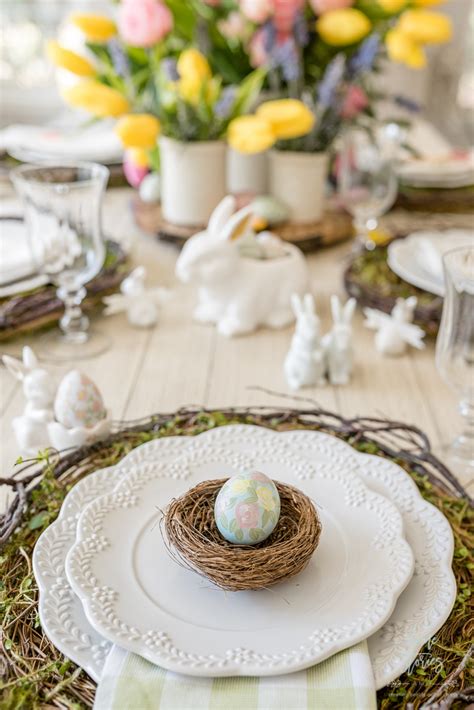 Easter Bunny Spring Table Setting Home Stories A To Z