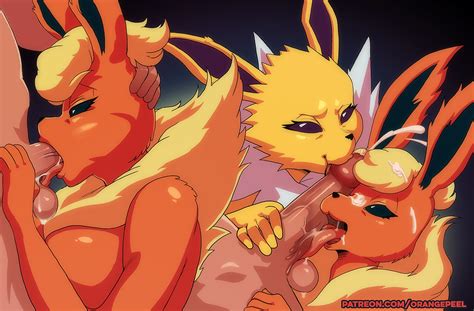 Rule34 If It Exists There Is Porn Of It Orange Peel Flareon