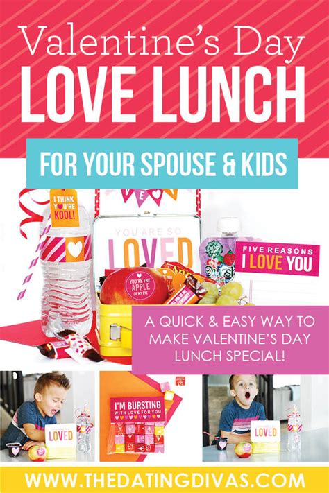 Valentines Day Lunch Ideas For Spouse And Kids The Dating Divas