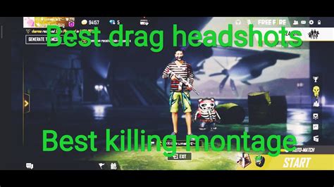 Freefire🔥op Drag Headshots🔥best Killing Montagebest Headshotsbest