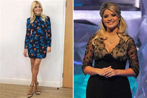 Holly Willoughby Shows Off Her Long Slender Legs In A Short Dress As