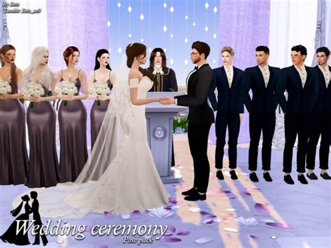 Wedding Ceremony Pose Pack By Betoae0 At Tsr Sims 4 Updates