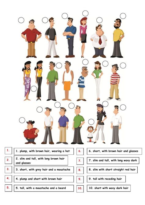 Describing People Interactive And Downloadable Worksheet Check Your