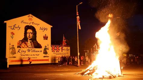 Bonfires Lit To Mark Eleventh Night Bbc News