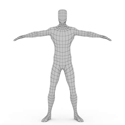 Bodybuilder Male Base Mesh In A Pose 3d Model 19 3ds Max C4d Dae
