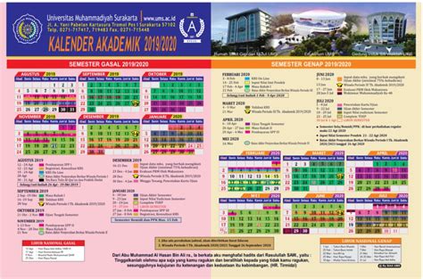 Paparan terbaik dengan pelayar web versi terbaru pada resolusi minimum 1024x768. Kalender Akademik Universitas Muhammadiyah Surakarta 2019 ...