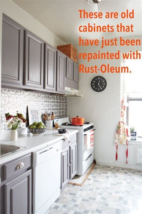 I rolled the paint on with the smaller foam rollers at lowes used the nuvo deco kit in my kitchen and it's horrible. Rust-Oleum Cabinet Refinishing Kit | Rustoleum cabinet ...