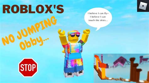Robloxs No Jumping Obby Youtube