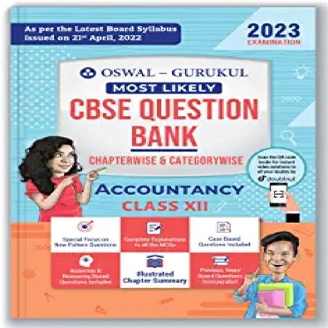 Oswal Gurukul Accountancy Most Likely Cbse Question Bank For Class