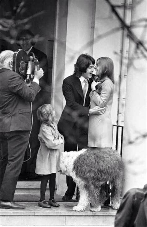 Paul And Linda Mccartney From Their Wedding Day March 12th 1969