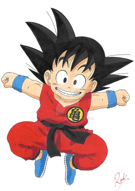 Kid Goku By Rubidium91 On Deviantart