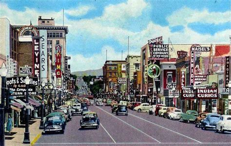 Central Avenue Looking East Albuquerque 1930s With Images