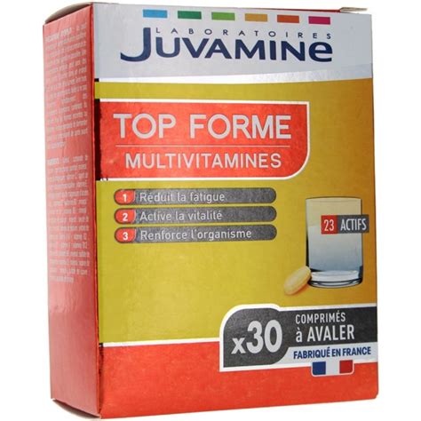 Site Web Juvamine Top Forme Multivitamines Comprimes Avaler Homme Tous Les Gens