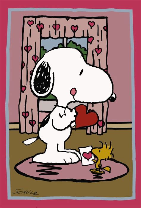 Snoopy Valentines Day Heart Cute Nuser Radiserne Peanuts Cute