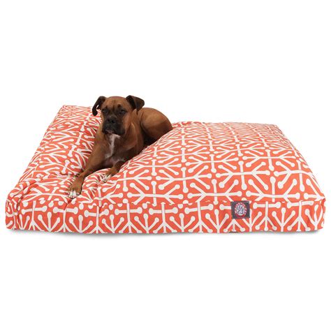 Majestic Pet Aruba Rectangle Dog Bed Treated Polyester Removable Cover