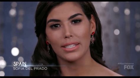 Miss Universe Spain 2017 Sofía Del Prado Miss Universe 2017 Youtube