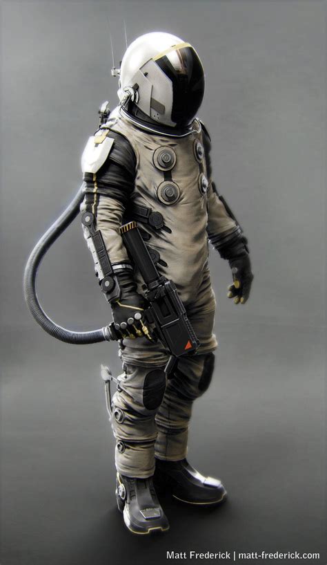 Astronaut Matt Frederick Space Suit Sci Fi Concept Art Sci Fi