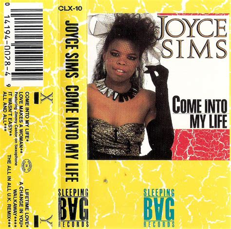 Joyce Sims Come Into My Life 1987 Cassette Discogs
