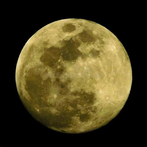 A Beautiful Full Moon In The Night Stock Photo Image Of Full View