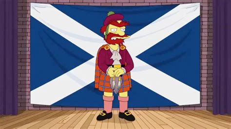 Groundskeeper Willie Of The Simpsons Weighs In On Scottish Independence