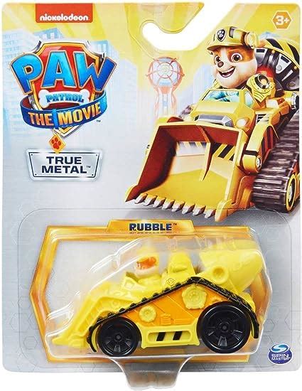 Paw Patrol True Metal Rubble Collectible Die Cast Vehicle Movie